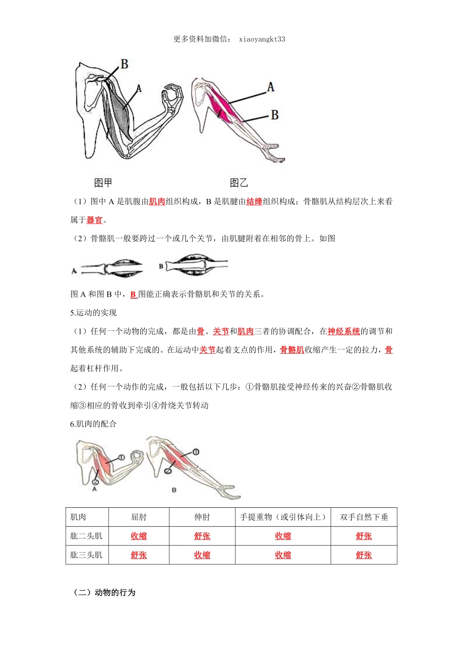 专题15 动物的运动和行为及动物在生物圈中的作用（解析版）_八年级下册_八年级下册生物.pdf_第2页