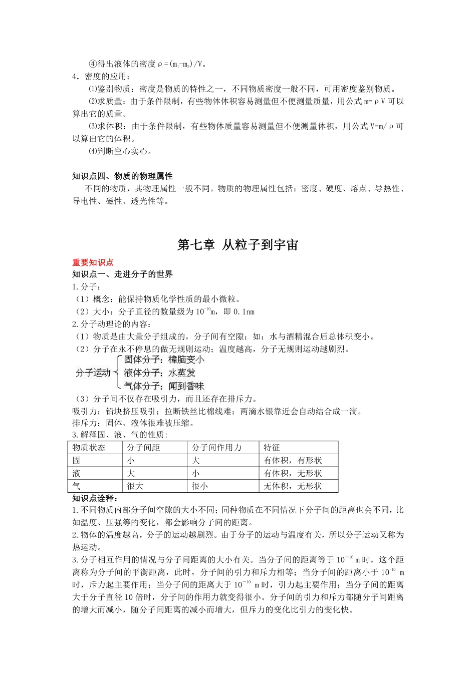 苏科版物理八年级下册知识点_八年级下册_八年级物理下册.pdf_第3页