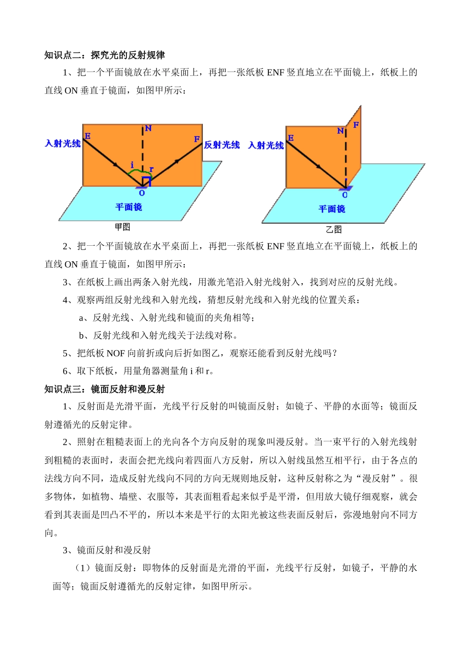 第2章 光 知识梳理_八年级科学下册.docx_第2页