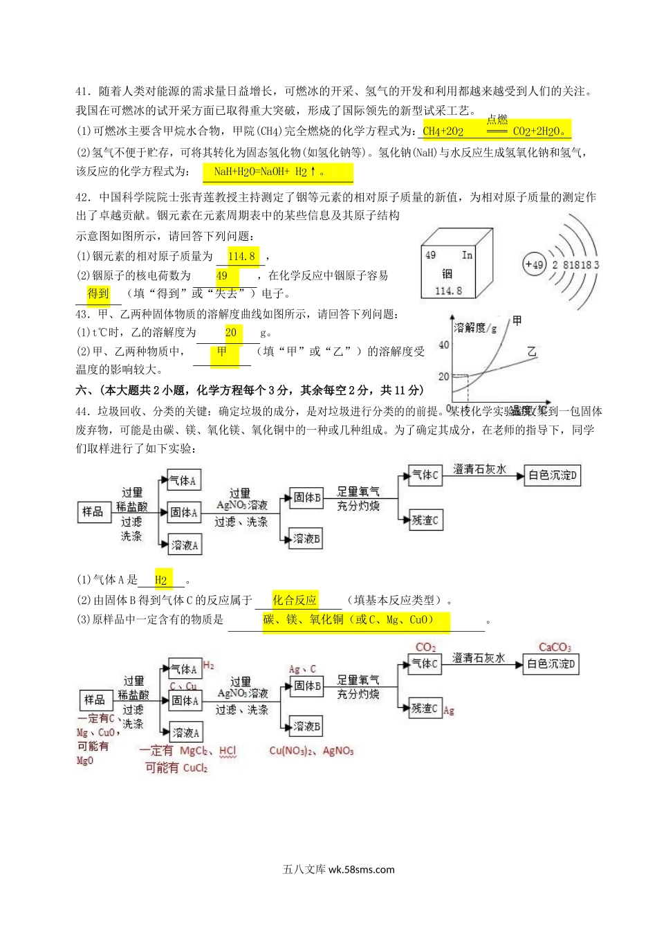 湖南省长沙市2019年中考化学真题试题（含解析）_九年级下册.docx_第3页