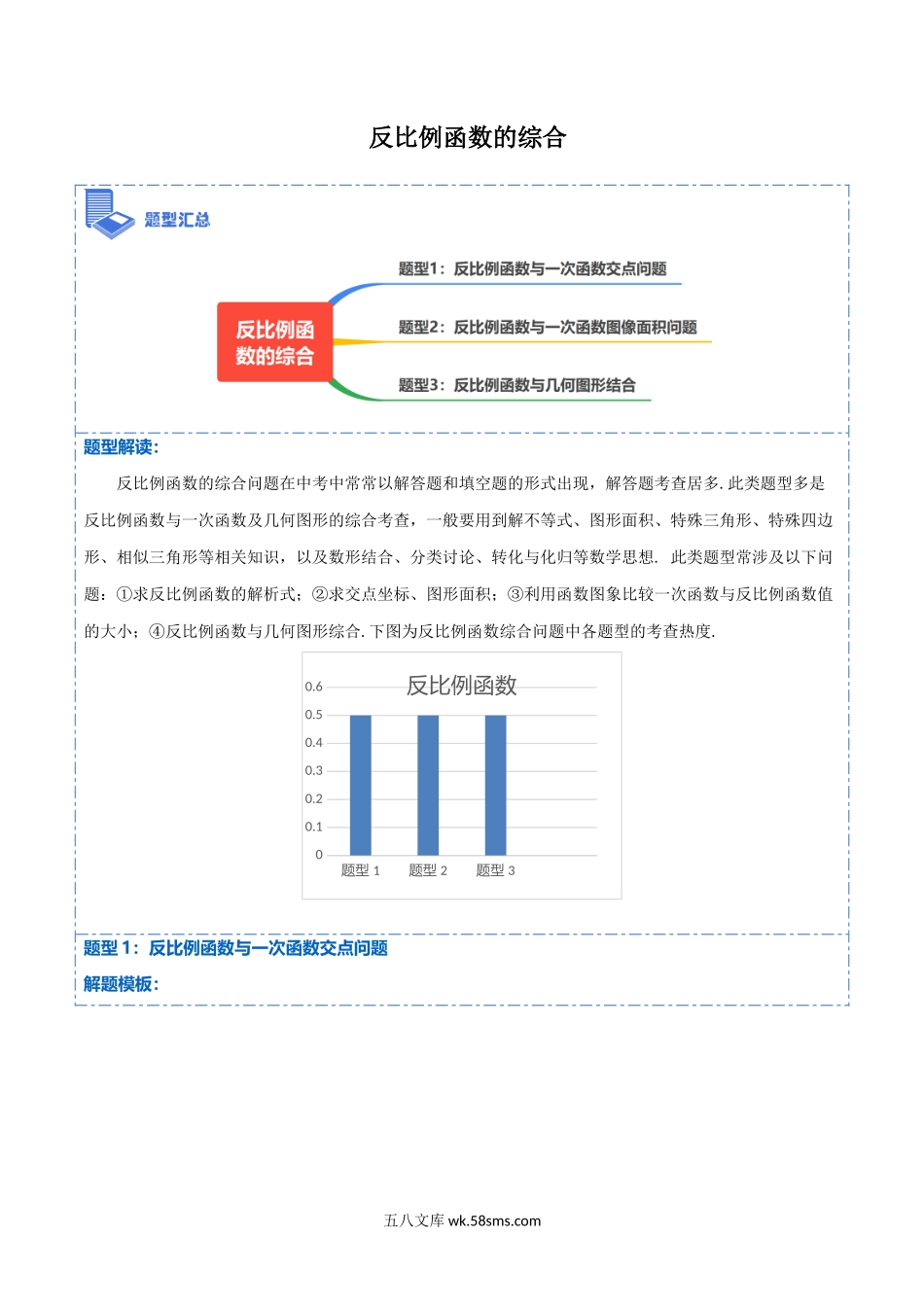 压轴题秘籍01 反比例函数的综合（解析版）_九年级下册.docx_第1页