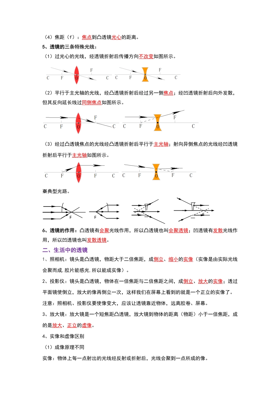 第5章 透镜及其应用（考点解读）（解析版）_九年级下册.pdf_第2页