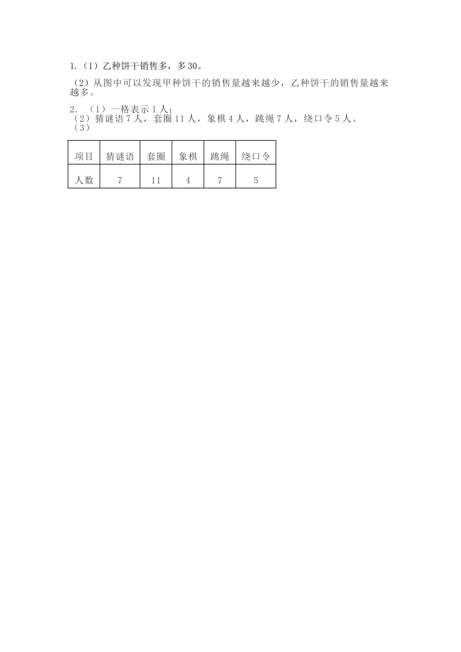 小学三年级下册7.5  统计.doc_第2页