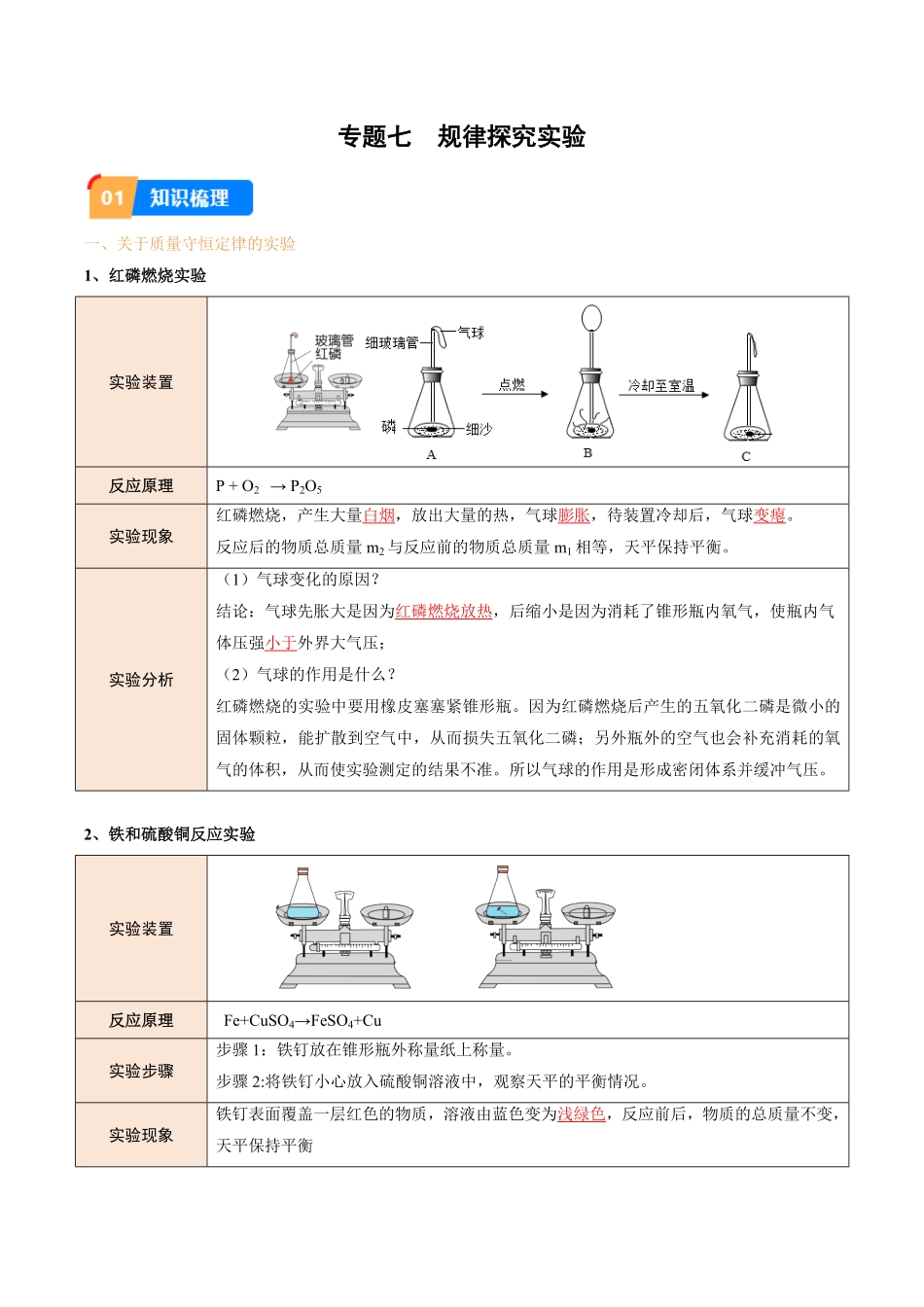 专题7 规律探究实验（解析版）_九年级下册.pdf_第1页