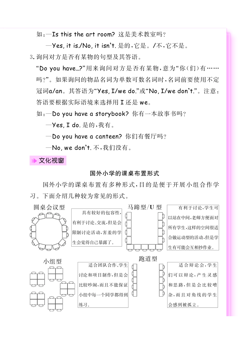 小学四年级下册人教PEP英语四年级期末考点知识清单.pdf_第3页