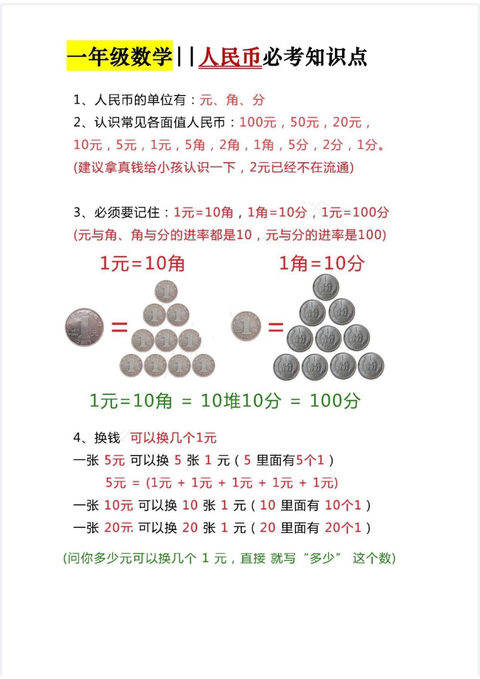 小学一年级上册人民币必考知识点(1)(1).pdf_第1页