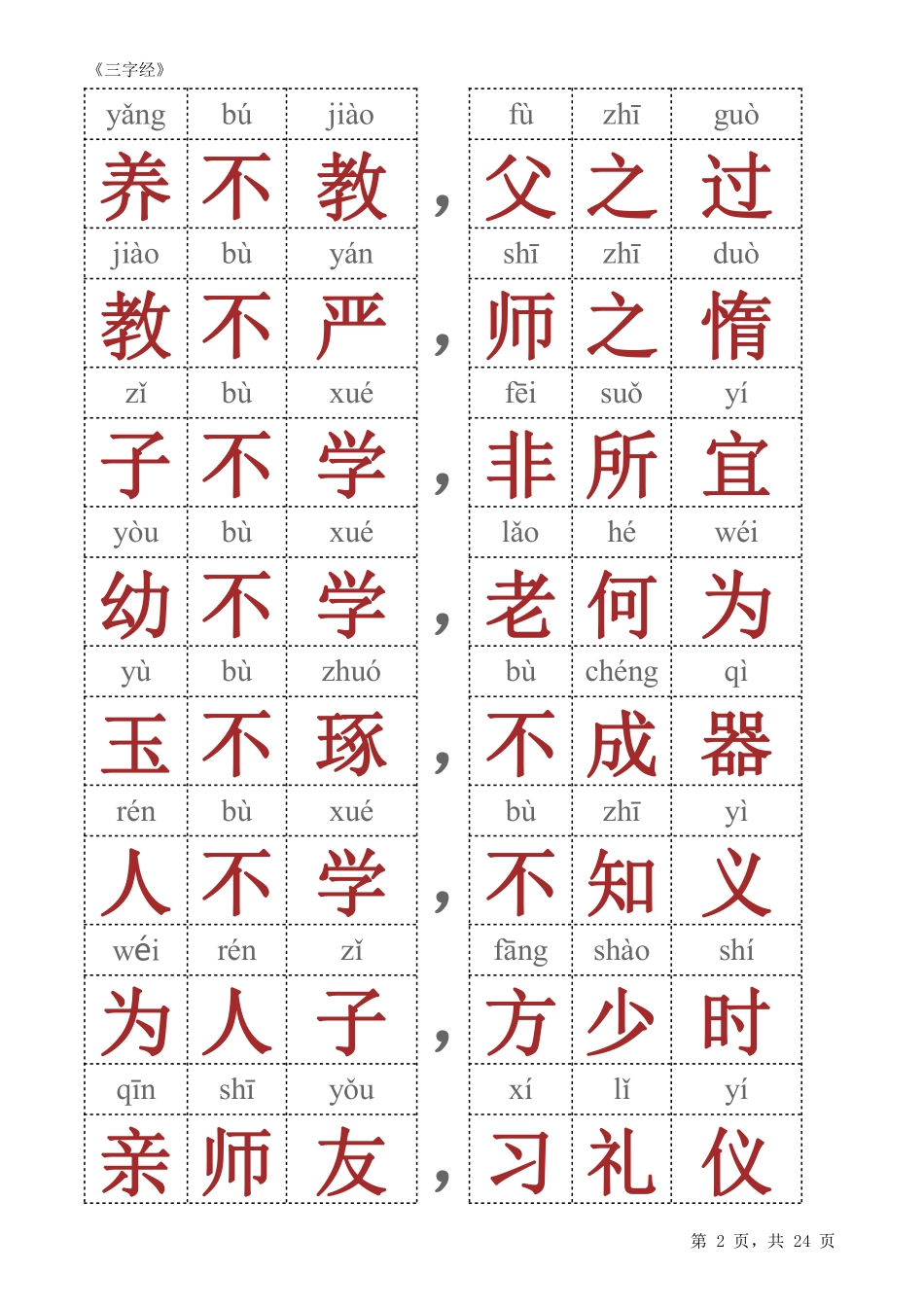 小学一年级上册三字经.pdf_第2页