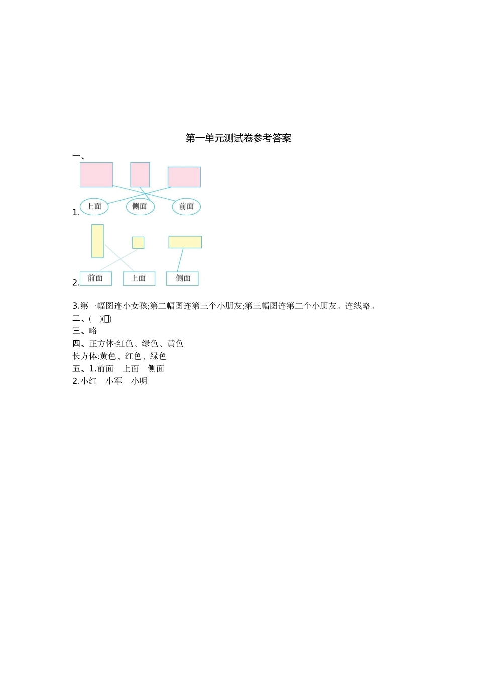 小学二年级上册二（上）冀教版数学第一单元测试卷.1.doc_第3页