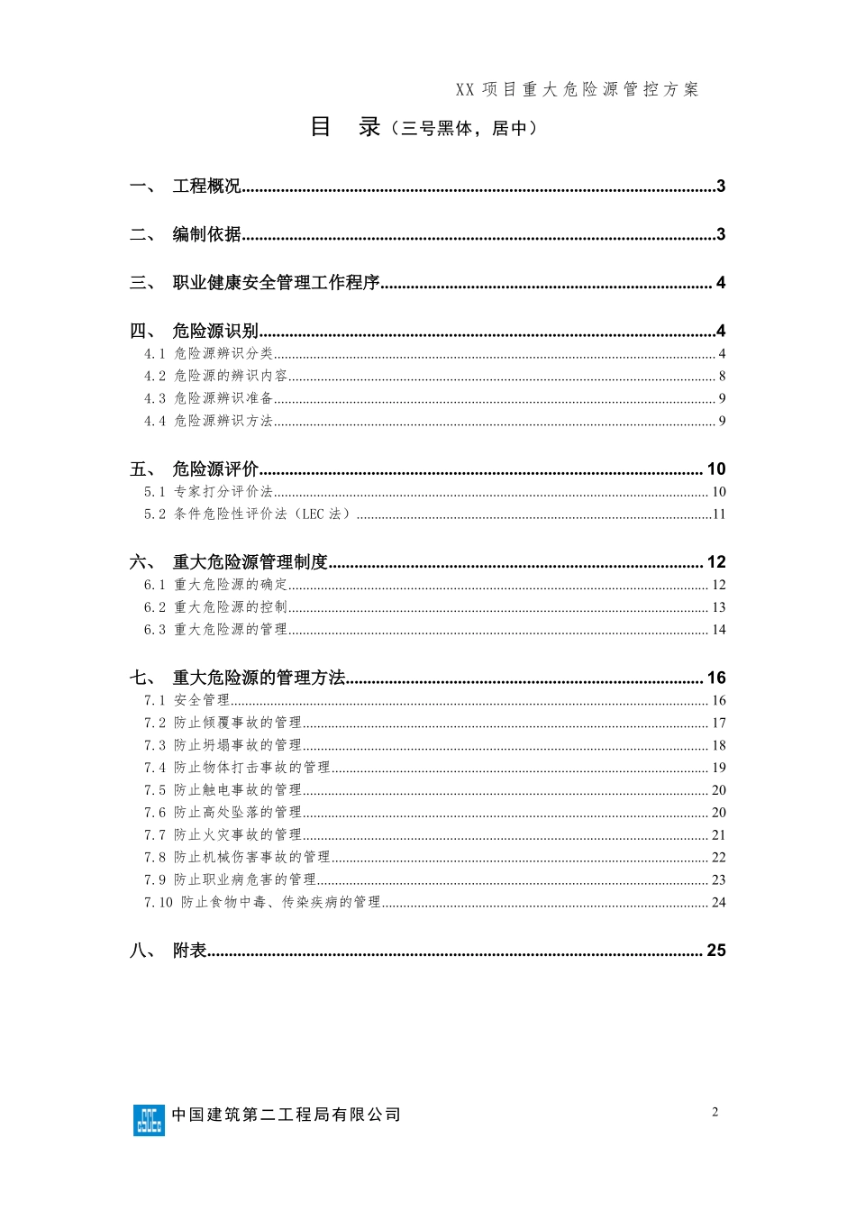 xx项目重大危险源管控方案 (1).pdf_第2页