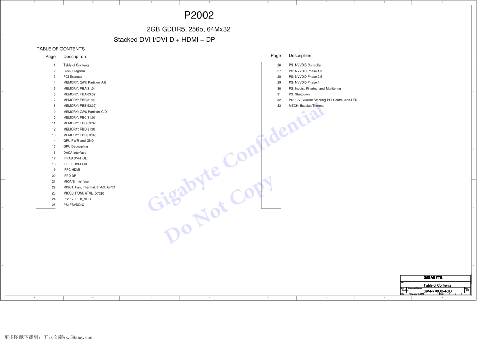 显卡电路图纸_GV-N770OC-4GD-2.0_显卡电路图.pdf_第1页