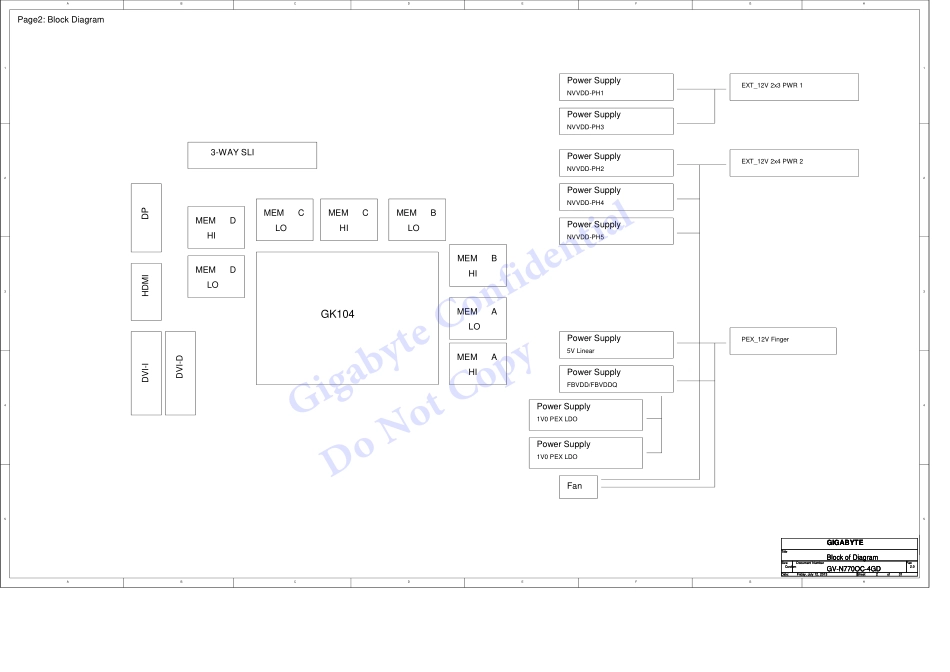 显卡电路图纸_GV-N770OC-4GD-2.0_显卡电路图.pdf_第2页