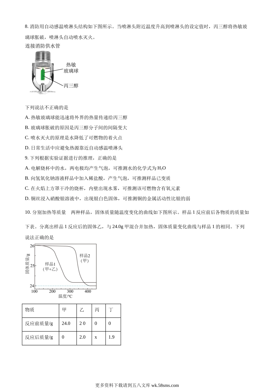 2023年福建省中考化学真题（原卷版）.docx_第2页