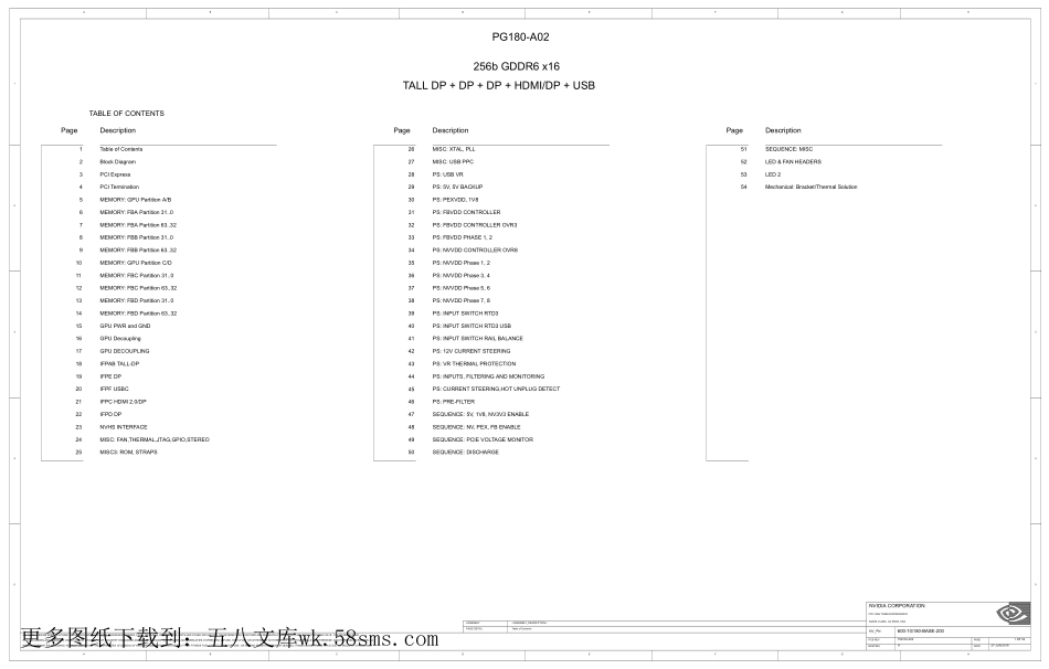 显卡电路图纸_NVIDIA-GeForce-RTX-2080-PG180-A02-Rev-A_显卡电路图.pdf_第1页