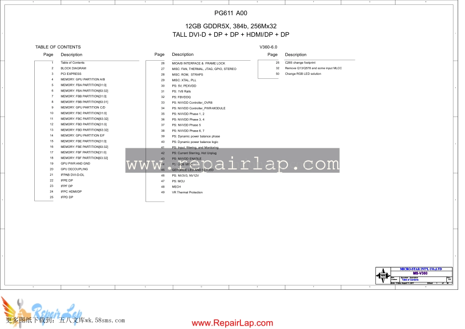 显卡电路图纸_MS-V360 r6.0_显卡电路图.pdf_第1页