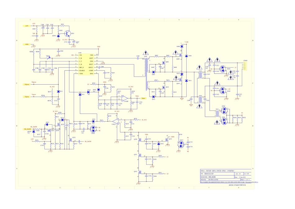 长虹FSP250P-3HF01电源板电路原理图.pdf_第1页