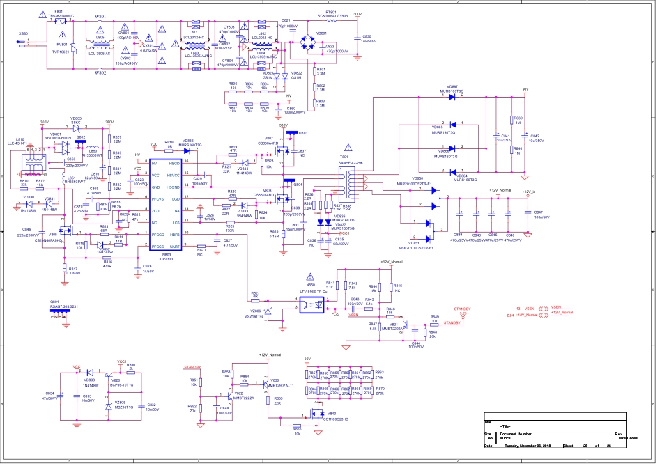 H55E3A-1113  VER.A _ 19_Power-1_海信液晶电视8802主板电路原理图_C.pdf_第1页