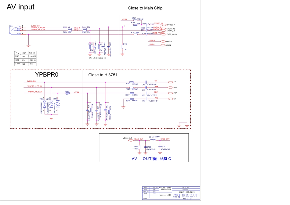 海信液晶电视8205主板电路原理图_HI3751V2DEMO_VER_A _ 12_ AV inp.pdf_第1页