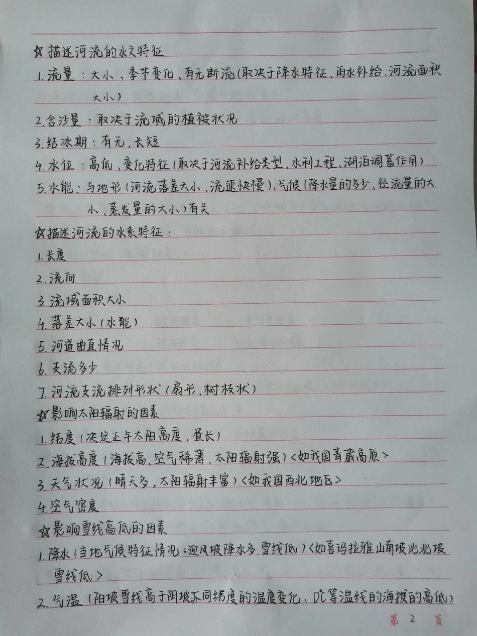 假期把这个背熟，考试直接套用！艾特朋友一起努力 知识点总结 手写笔记  加油考试人.pdf_第2页