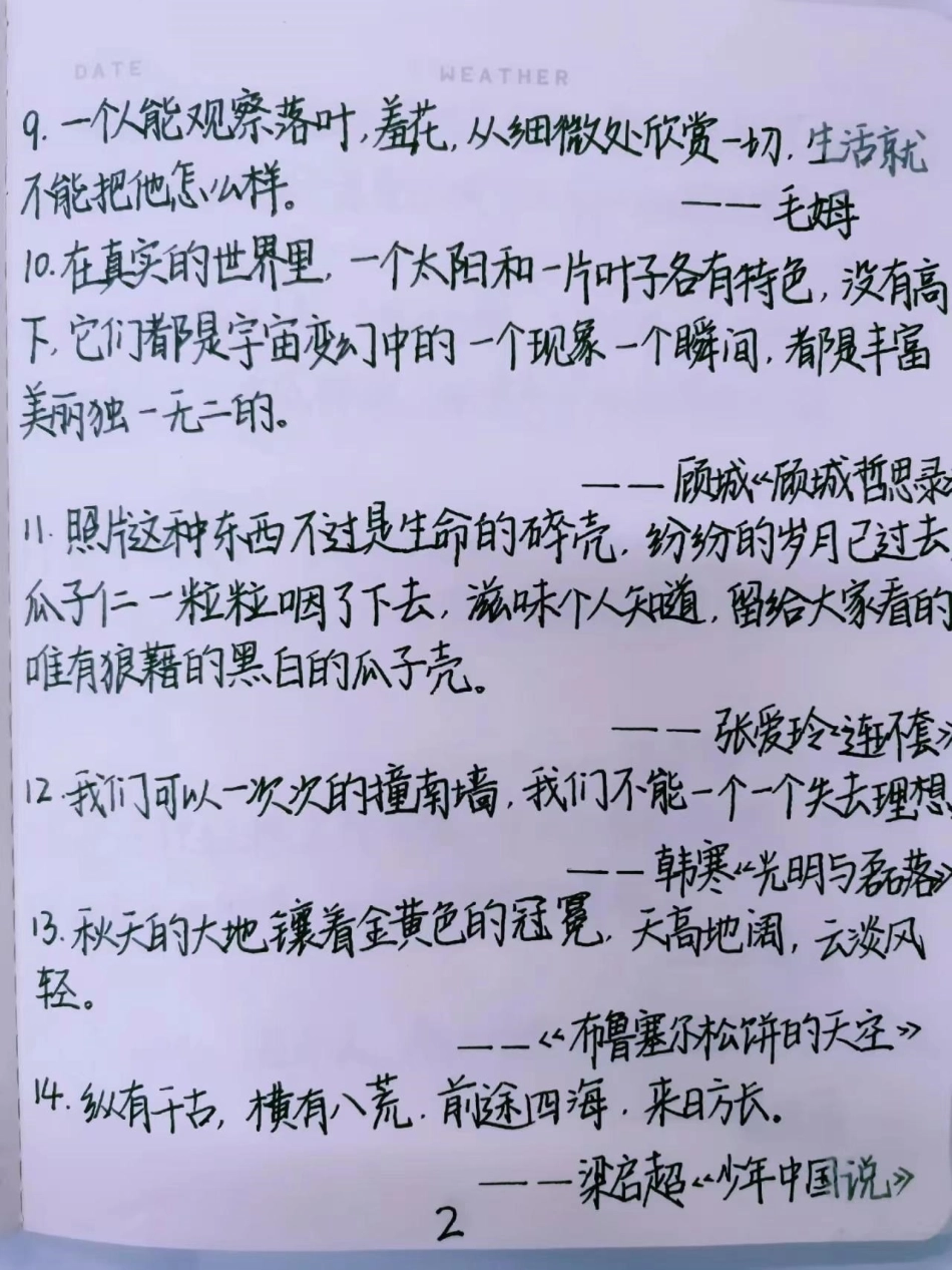 惊艳语文老师的作文句子！语文 作文 作文素材.pdf_第2页