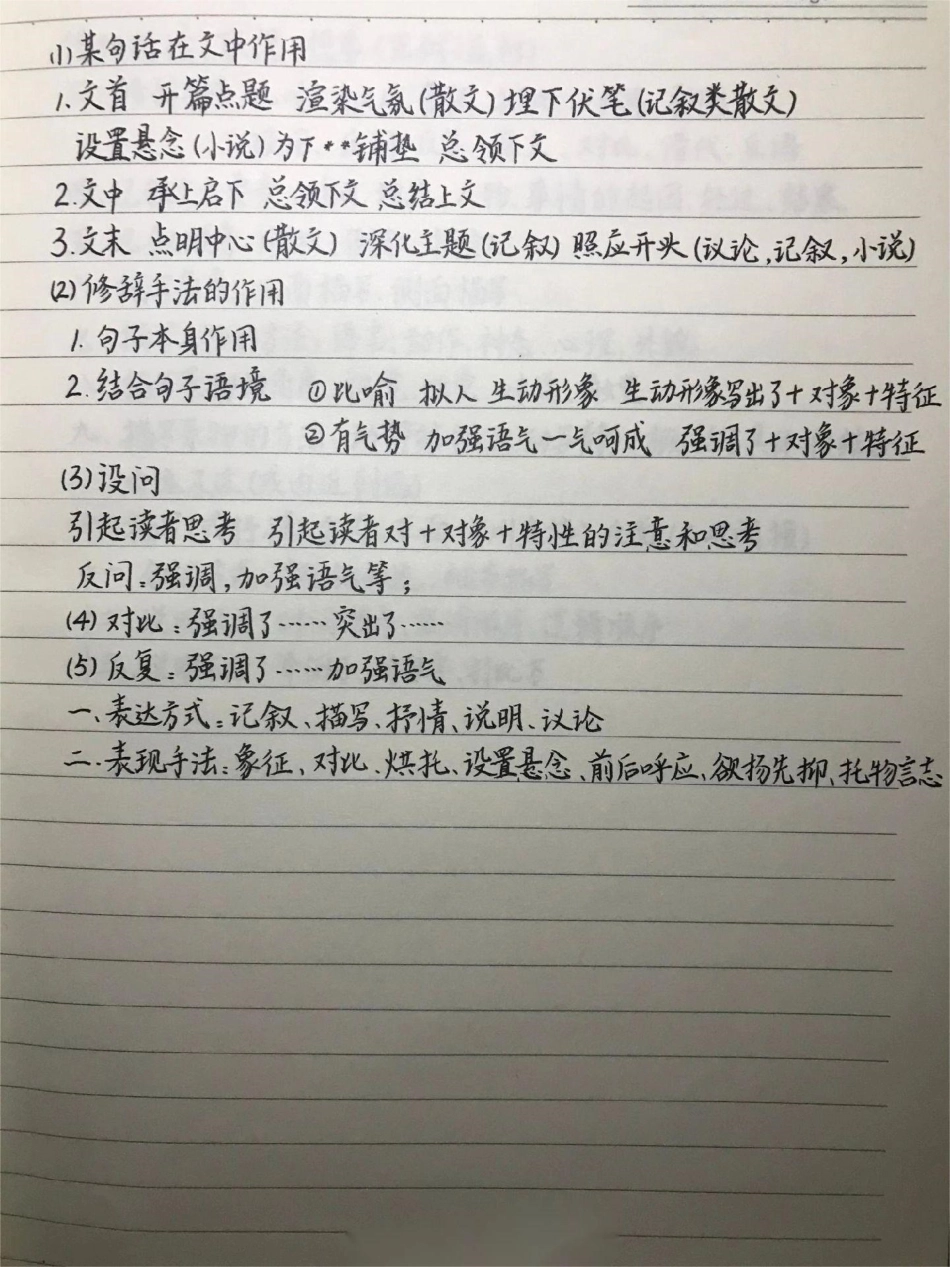 那些在语文课本上没有的答题技巧，但考试超有用！语文 手写笔记 知识点总结  知识创作人.pdf_第1页