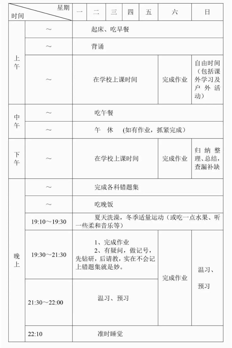 学习计划表模板，建议打印学习 学习计划表.pdf_第1页