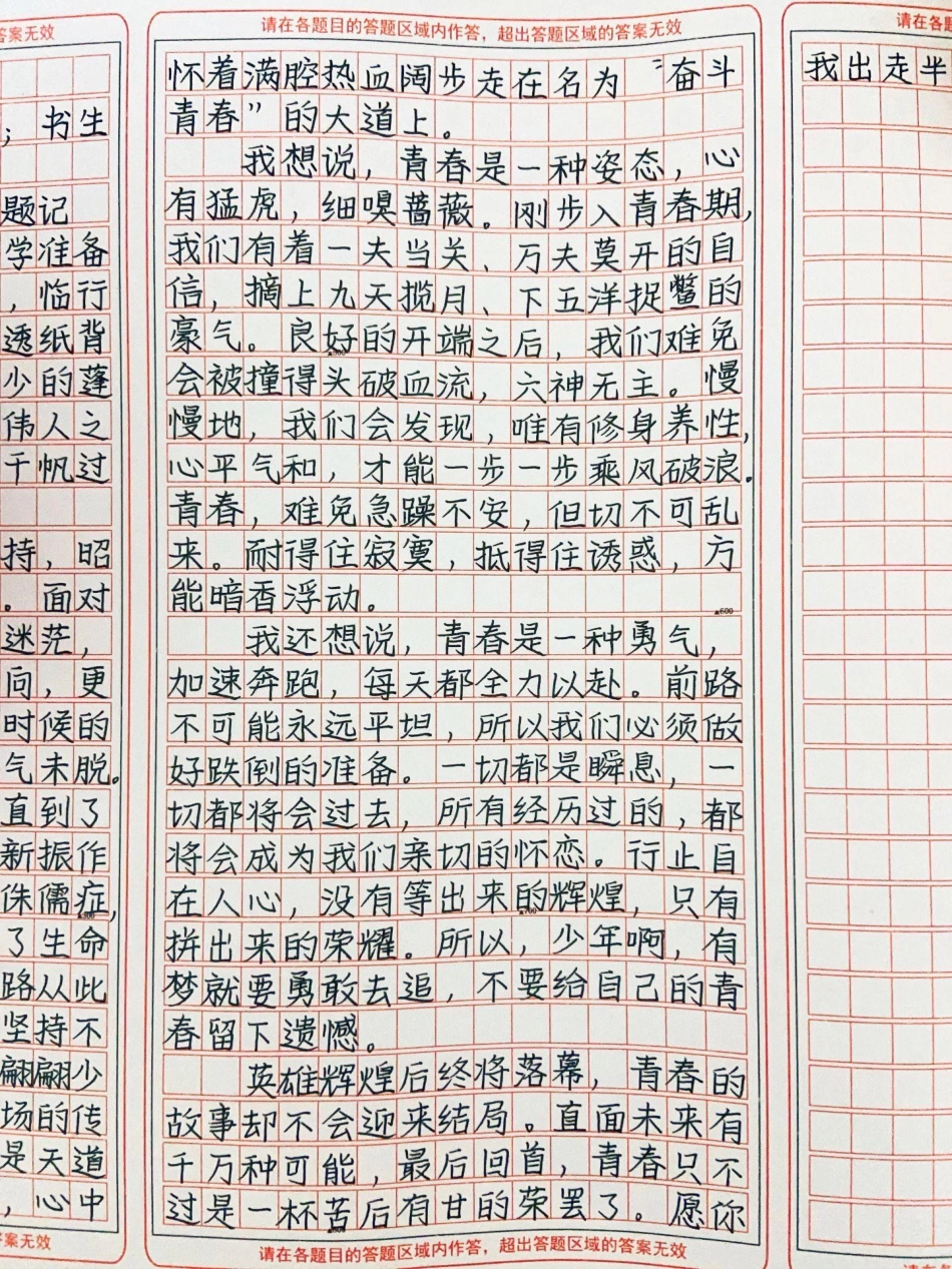 优秀作文《青春，我想说》愿你走出半生，归来仍是少年作文.pdf_第2页