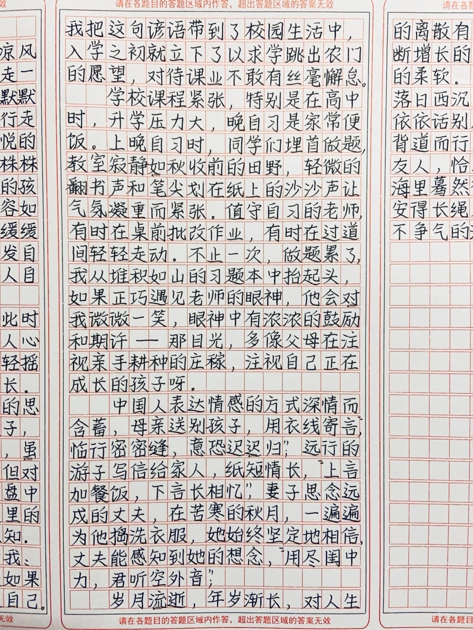 优秀作文《温暖的眼神》作文.pdf_第3页