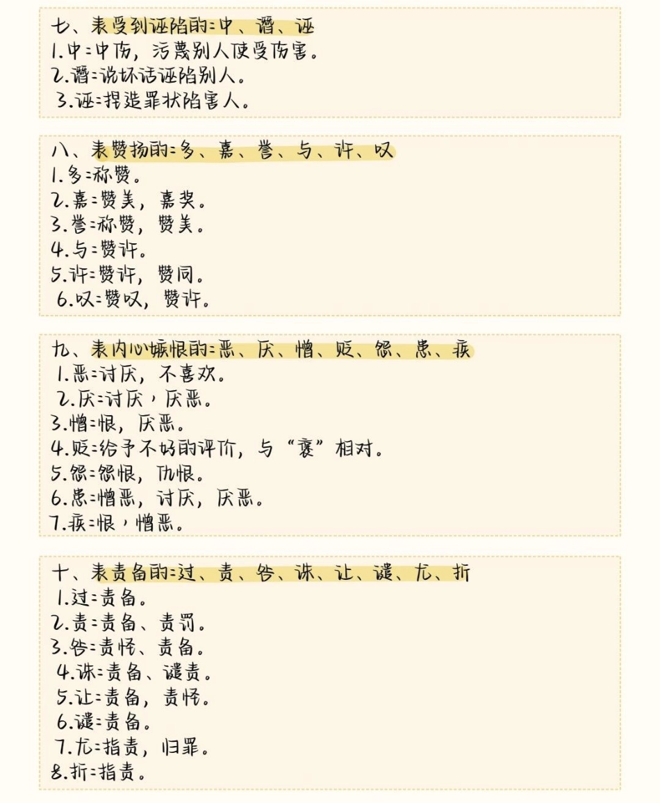 这些文言文词汇都是要考的语文 文言文   知识点总结.pdf_第3页