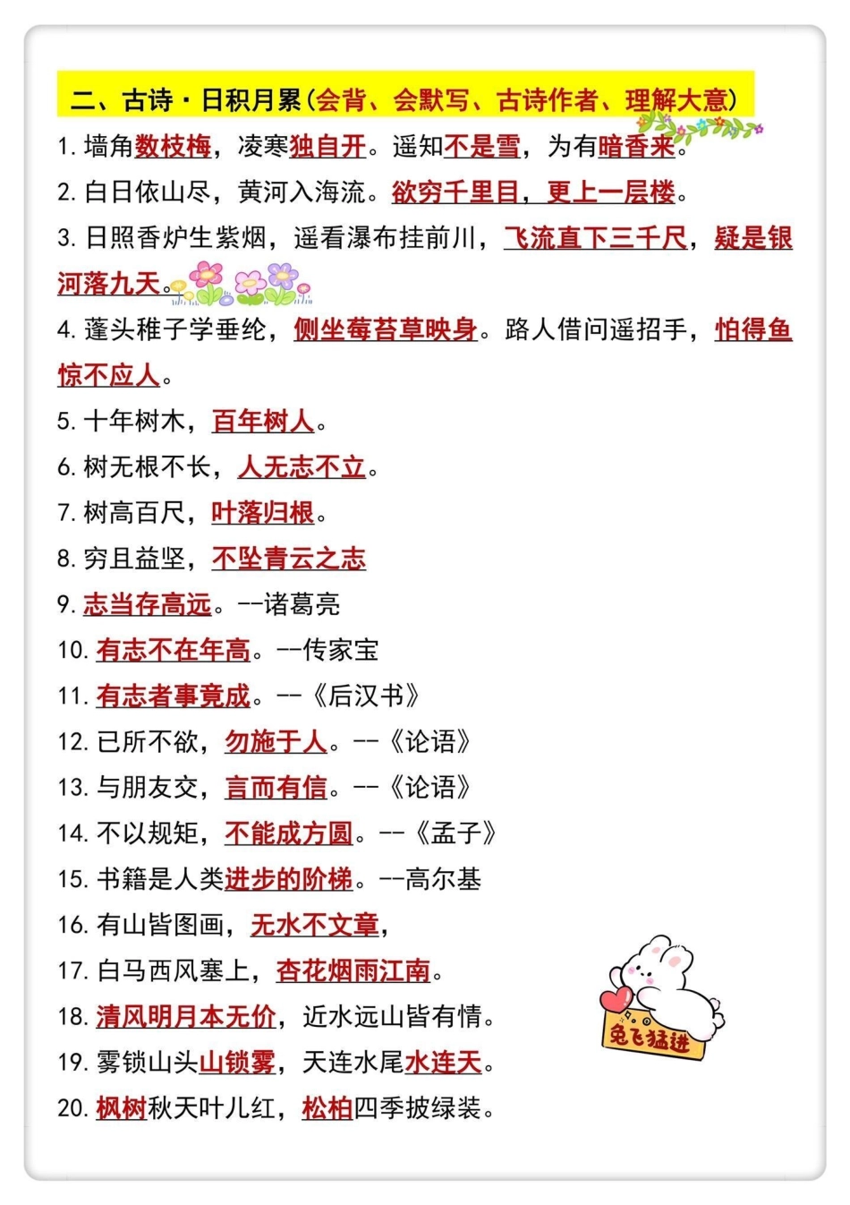 部编版二年级上册语文1-8单元知识点总结。部编版二年级上册语文1-8单元知识点总结 二年级上册语文 知识点总结 必考考点 词语积累 学霸秘籍.pdf_第3页