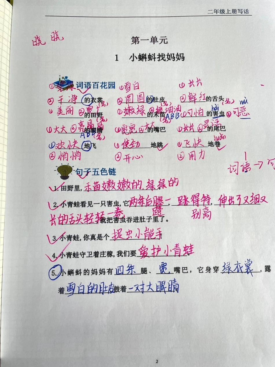 二年级上册暑假写作提升开学写作无忧。二年级 作文  教育 小学语文.pdf_第1页