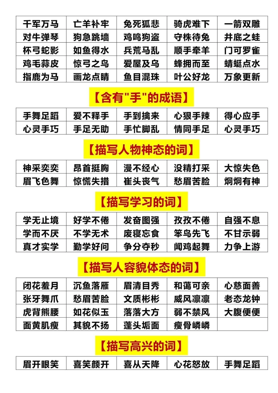 二年级上册语文必备词语积累‼。二年级上册语文 二年级 二年级语文上册 二年级语文 二年级语文上册知识归纳.pdf_第3页