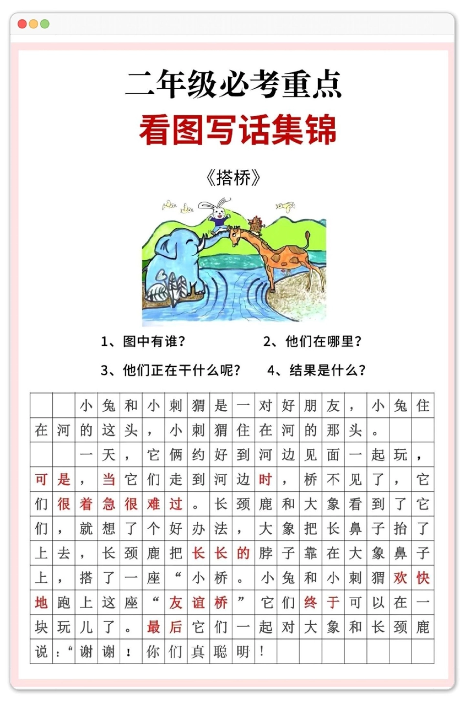 二年级上册语文必考看图写话。二年级上册语文 语文 二年级 看图写话 作文素材.pdf_第3页