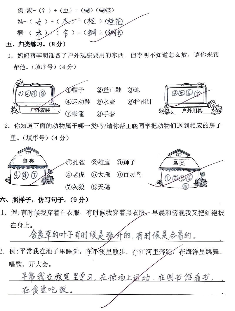 二年级上册语文第一次月考试卷。知识分享 干货  二年级 创作灵感.pdf_第2页