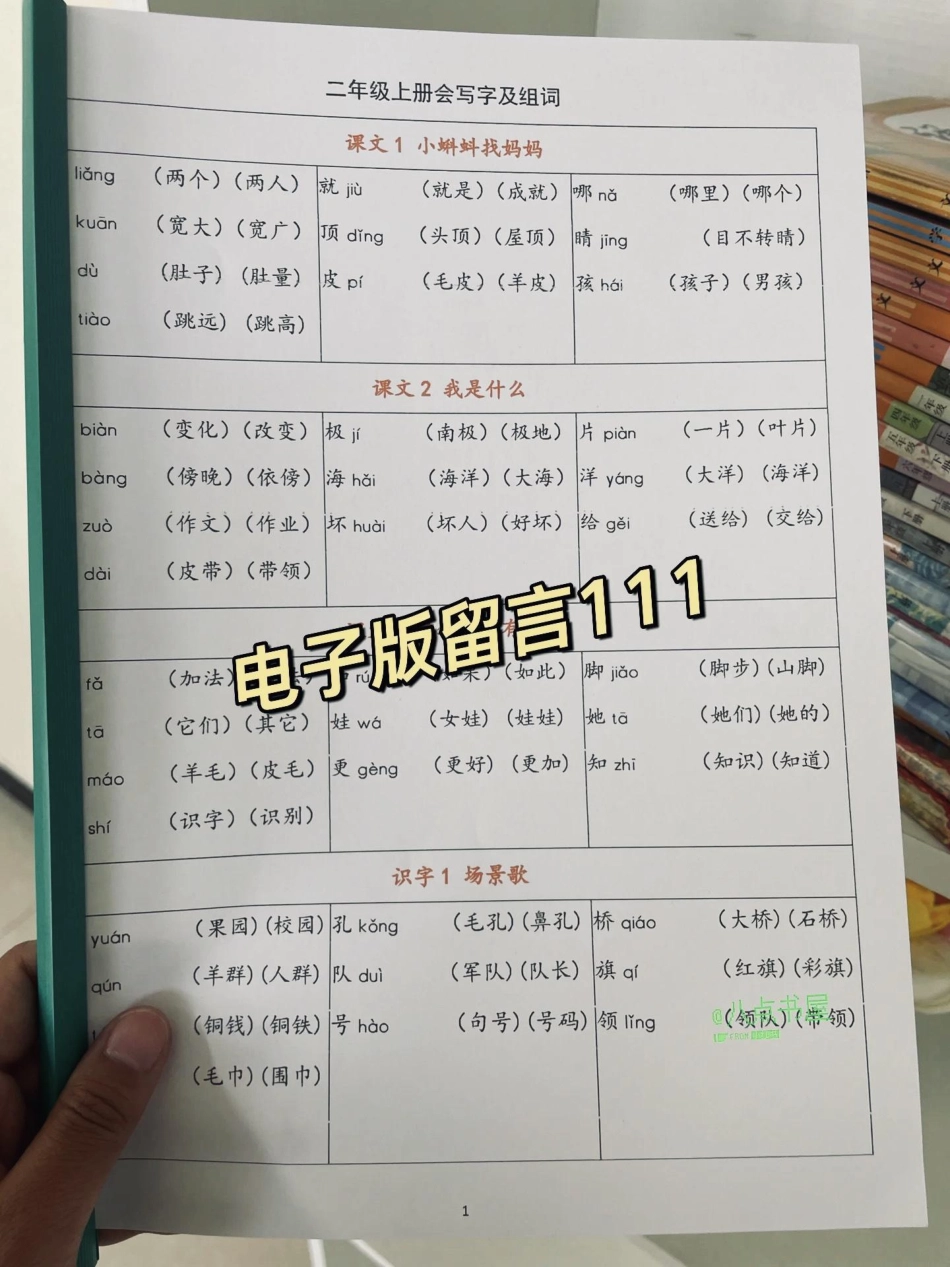 二年级上册重点资料汇总。学霸秘籍  知识点总结 语文 二年级语文上册.pdf_第2页