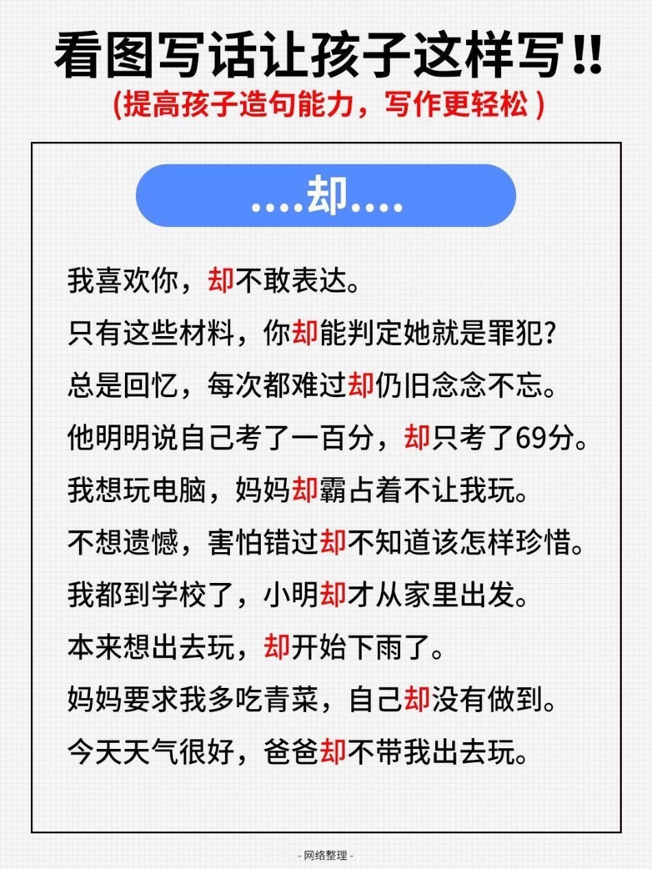 看图写话必用句子，常用造句汇总。 教育 学习.pdf_第3页