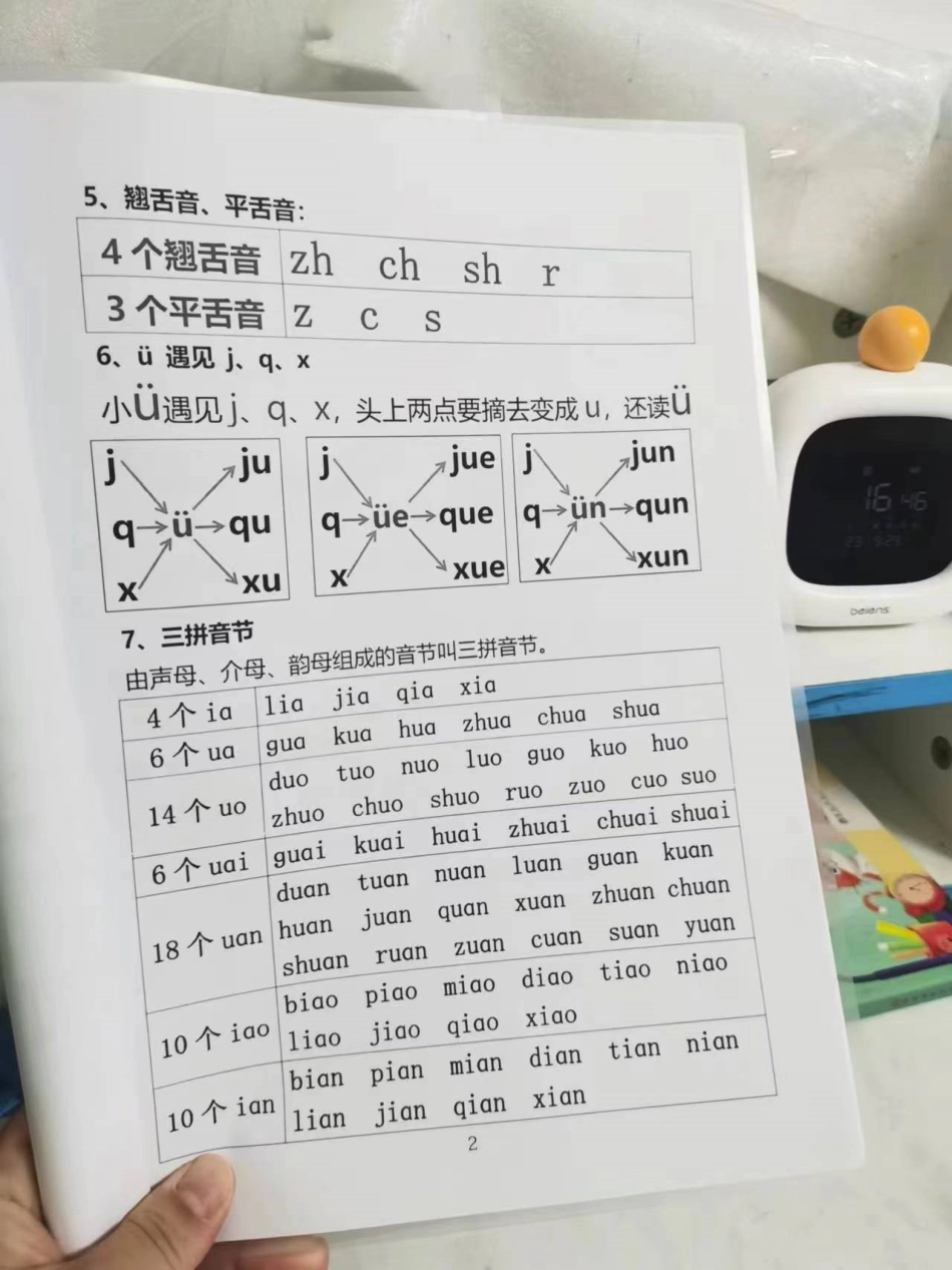 小学汉语学拼音重点知识。拼音拼读练习拼音 一年级  拼音拼读 学习.pdf_第2页