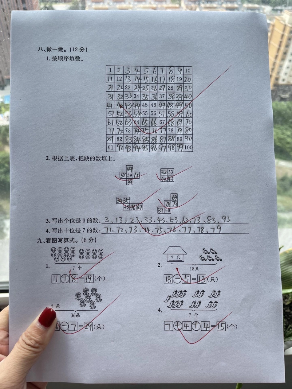 二年级数学上册重点学校入学检测卷。二年级上册数学 二年级 小学试卷分享 易错题数学 乘法口诀.pdf_第3页