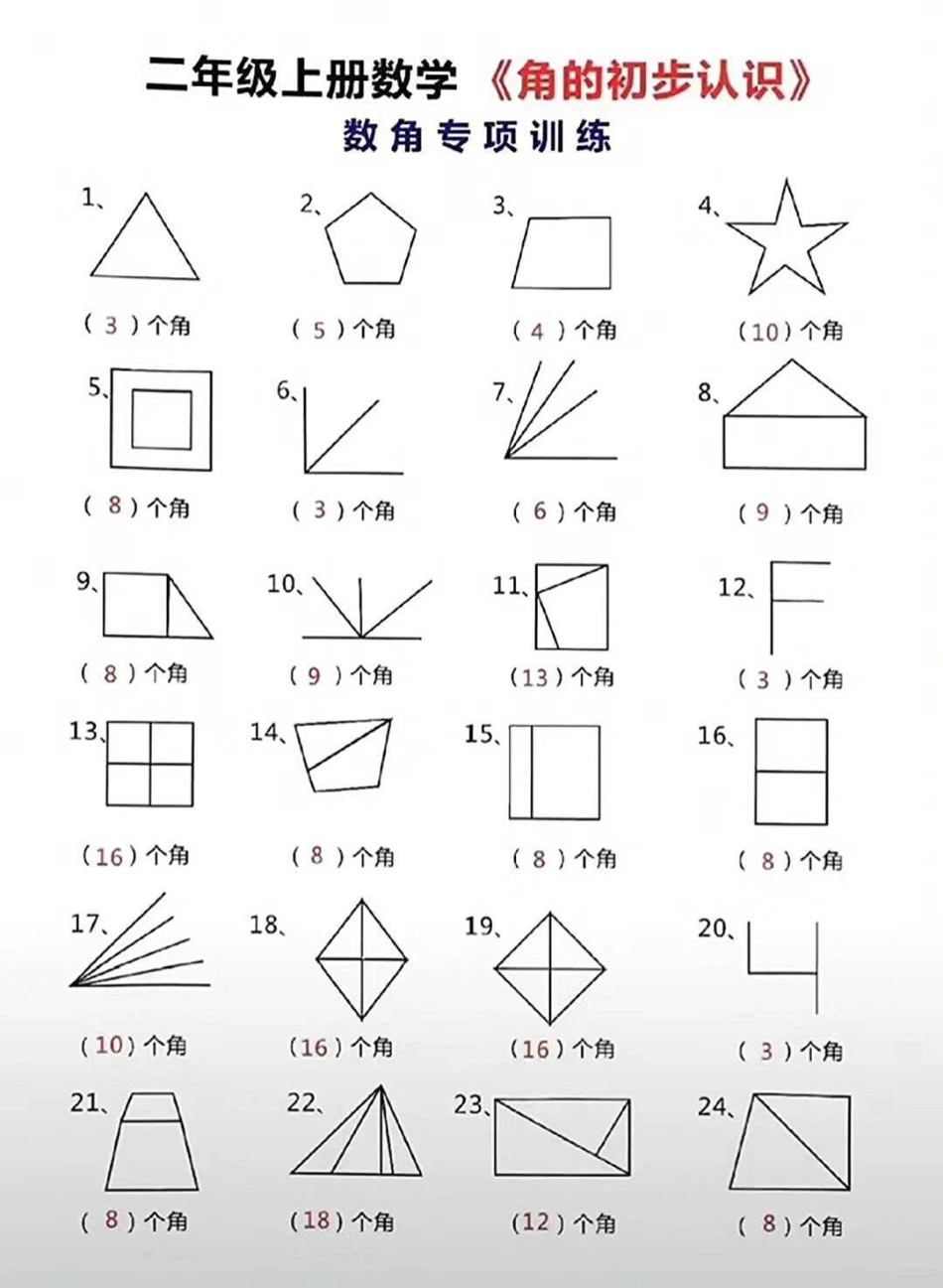 二年级数学数角技巧专项 教育 知识点总结 学习 期末复习.pdf_第1页