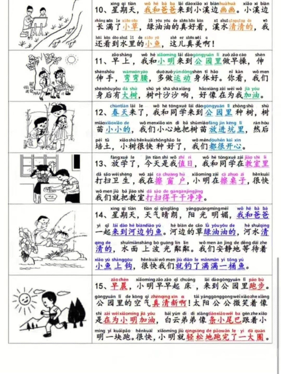 一年级看图写话范文 小学知识点归纳 学习 一年级语文.pdf_第3页