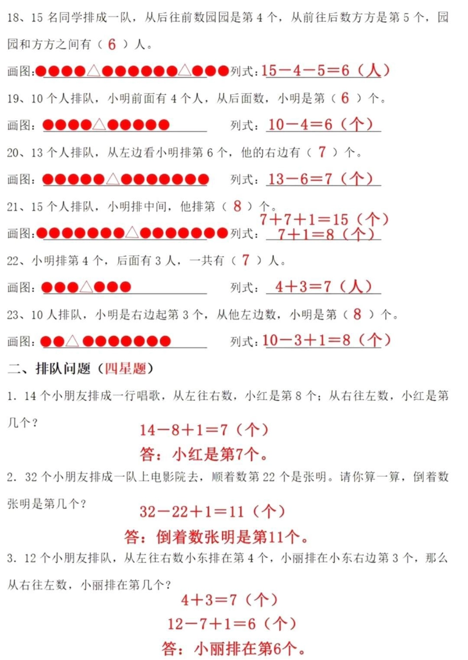 一年级排队题。一年级数学期末考试必考考点 学习资料分享 一年级排队问题  创作者中心 热点宝.pdf_第3页