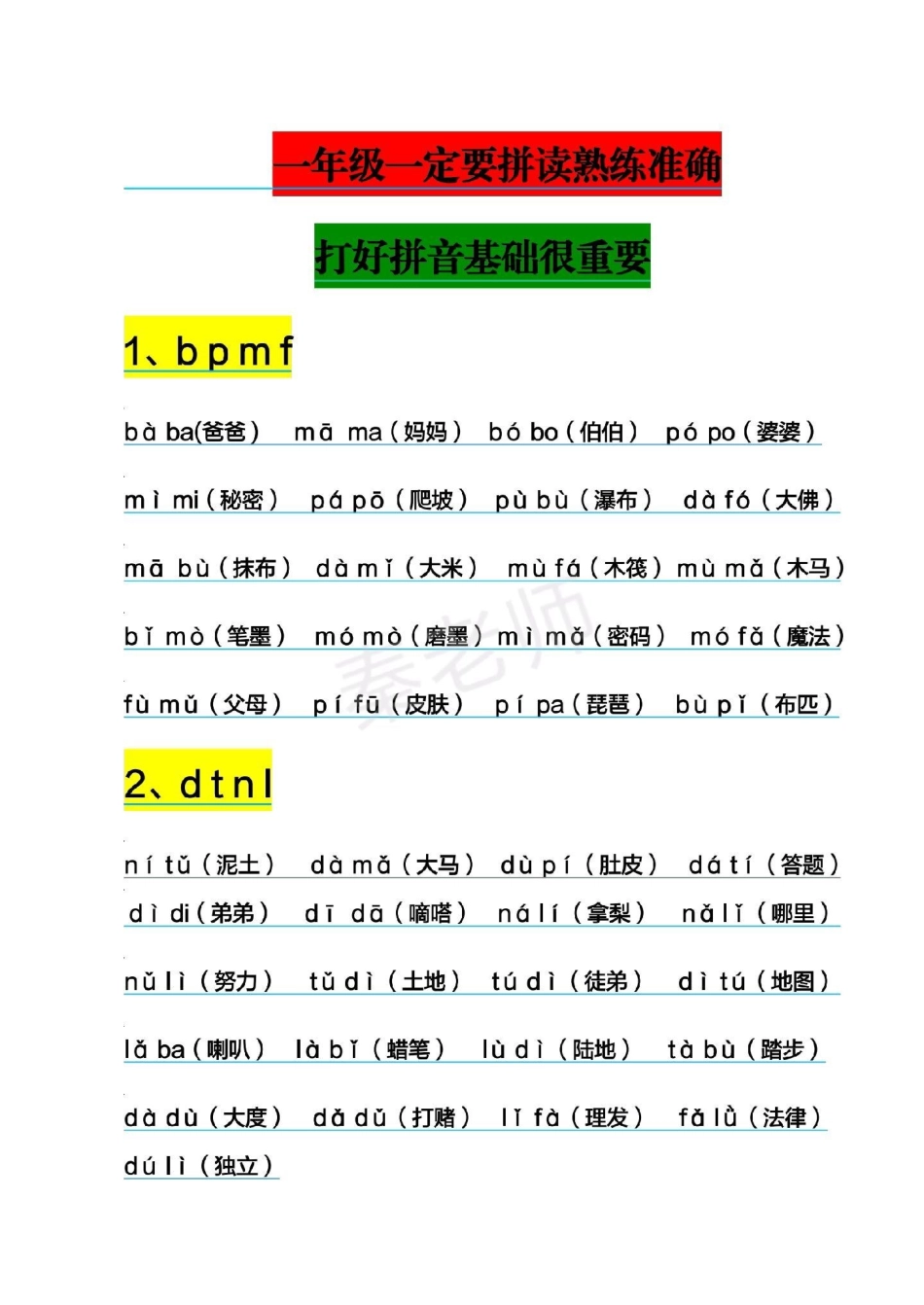 一年级拼音拼读。一年级上册语文拼音必考考点 月考 拼读拼音 知识推荐官 电子版学习资料 创作者中心 热点宝.pdf_第1页