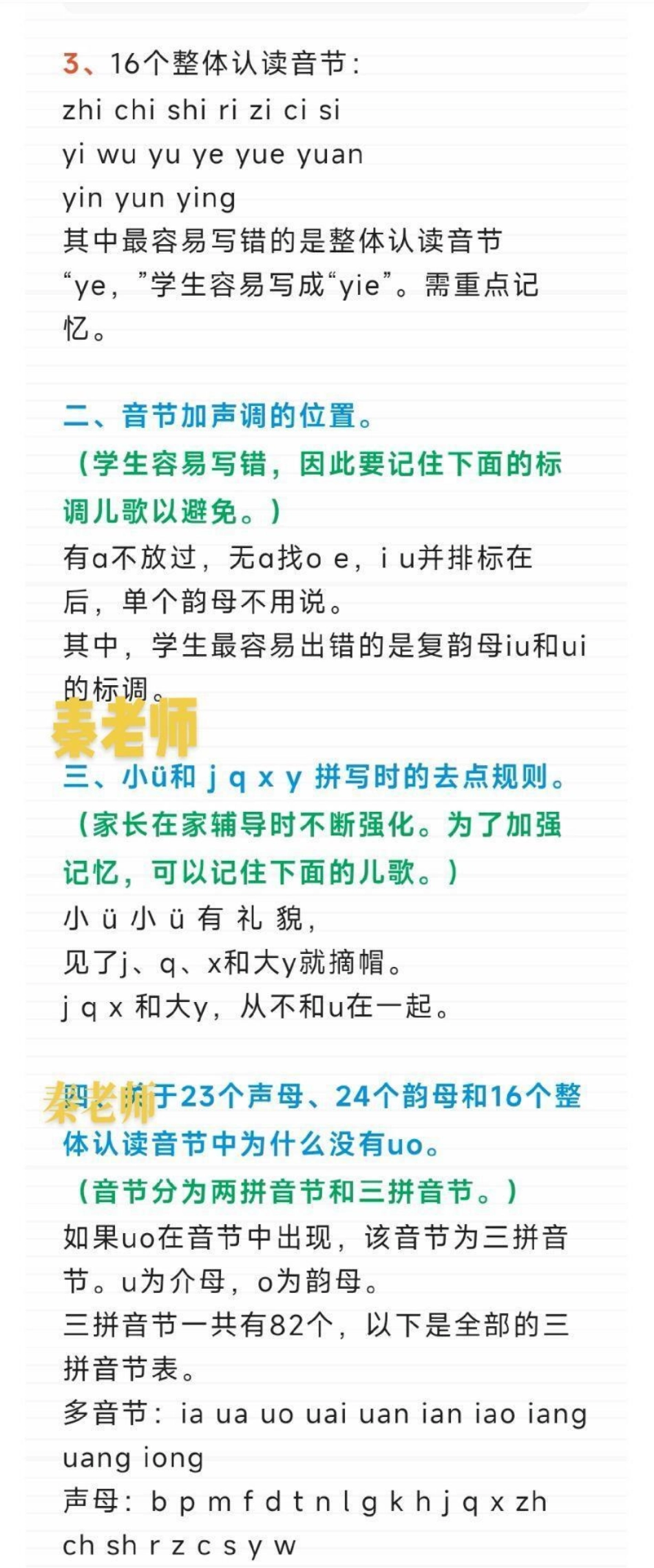 一年级拼音重点打印。一年级拼音期中考试必考考点 学习资料 声母韵母整体认读音节  热点宝 创作者中心.pdf_第2页