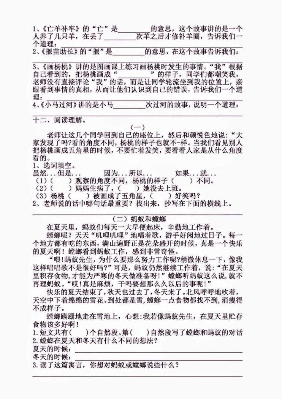 二年级语文下册第五单元复习卷。二年级语文下册第五单元复习卷第五单元 复习二年级二年级语文下册.pdf_第3页