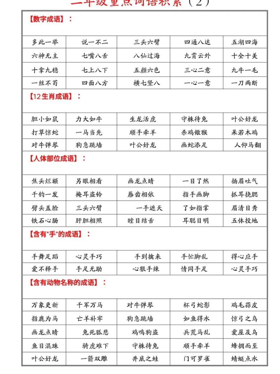 二年级重点词语积知识点总结.pdf_第2页
