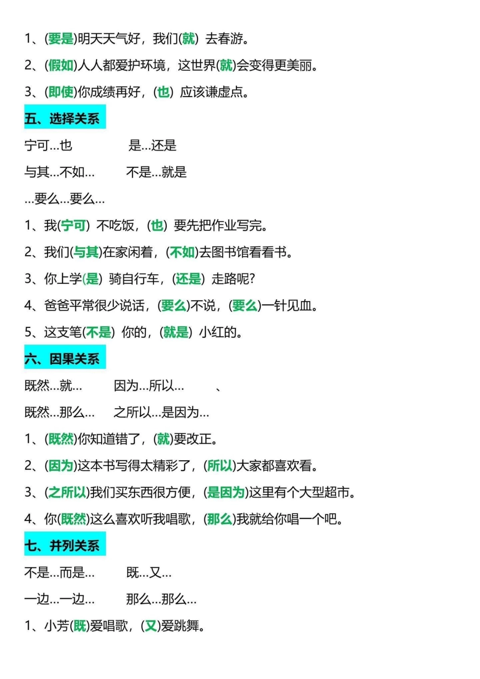 二升三关联词专项练习。二升三语文关联词专项练习，老师整理好了，家长给孩子打印一份出来学习。都是考试常考必考知识点，有电子版可打印，家长给孩子打印出来学习吧!二升三 三年级上册语文 三年级上册.pdf_第3页