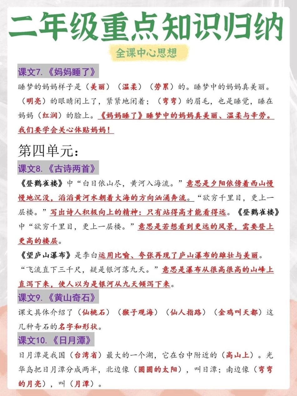 我要上热门二年级语文上册期末重点知识点必考期末复习 二年级语文上册.pdf_第3页