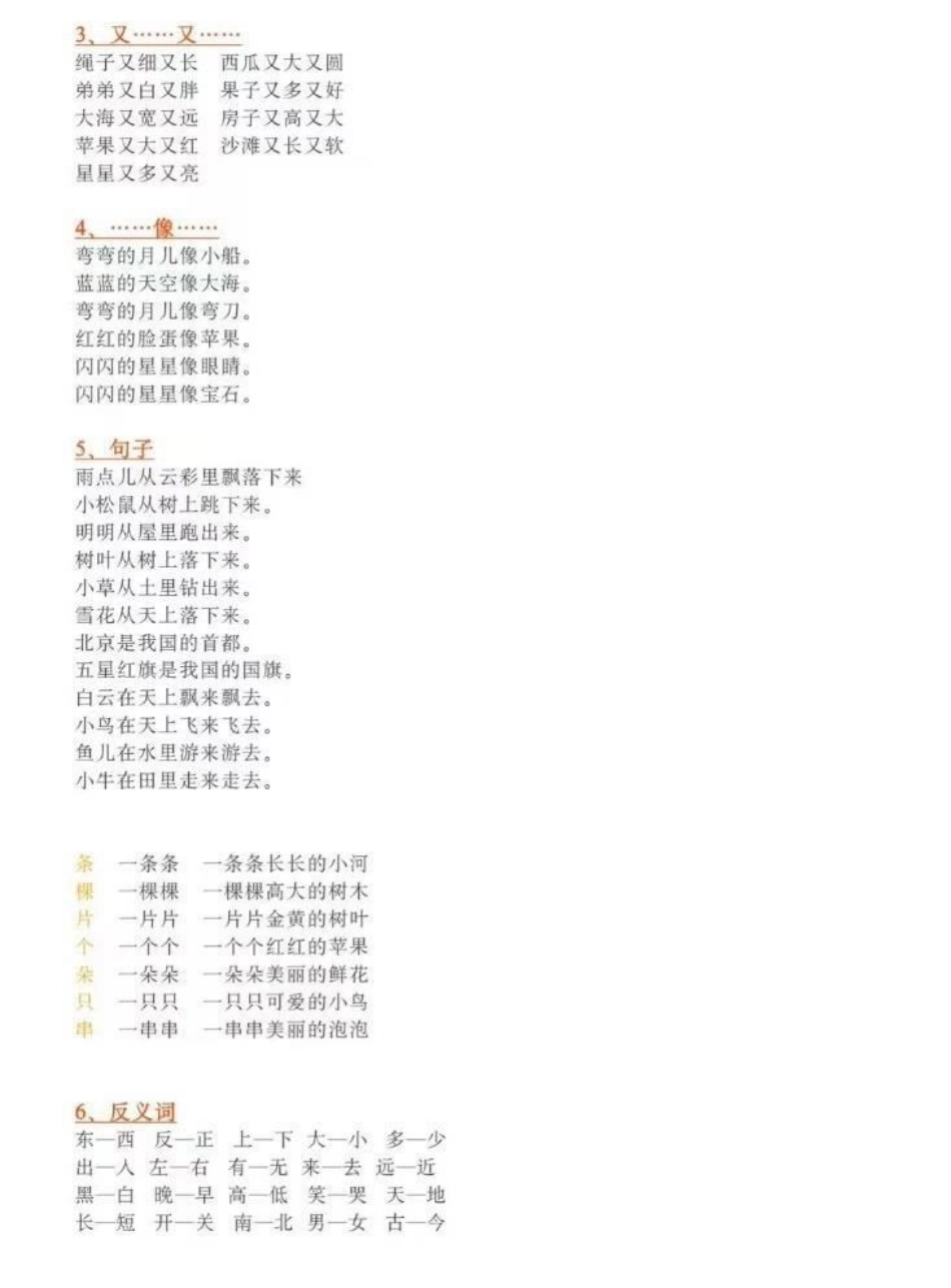 一年级上册重点知识汇总.pdf_第3页
