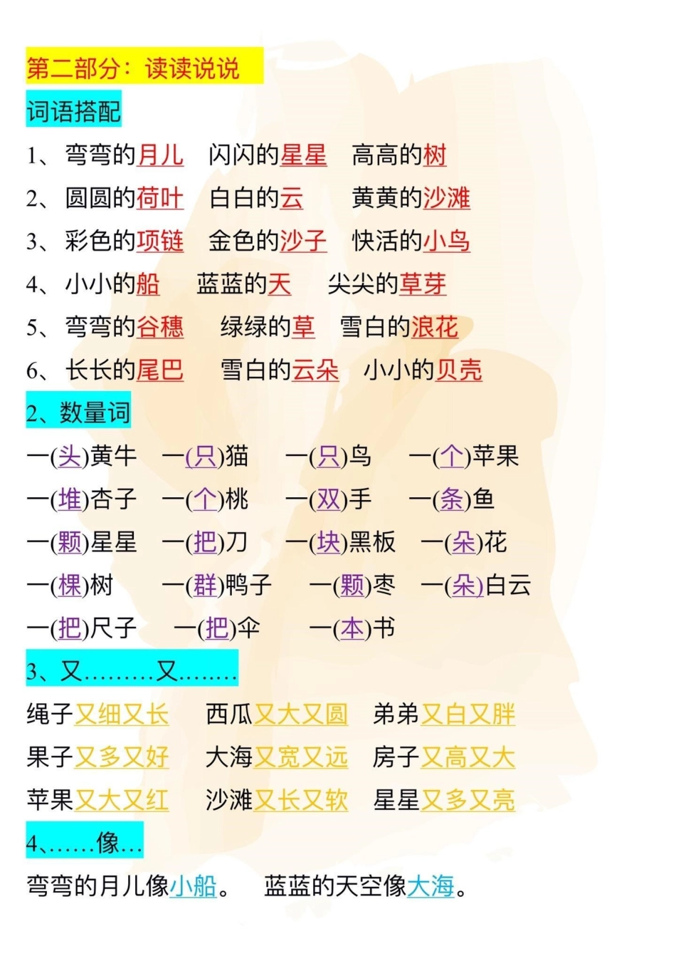 一年级上册重点抓这些 成绩一定很好！干货分享 教育 一年级 每天跟我涨知识.pdf_第3页