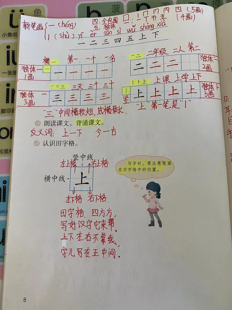 一年级上语文，1～4课详细笔记，家长收藏.pdf_第3页