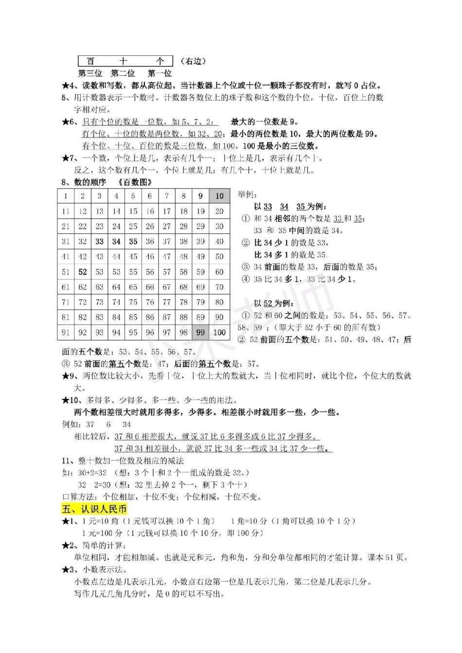 一年级下册数学 寒假 预习 一年级寒假预习，领先一步.pdf_第2页